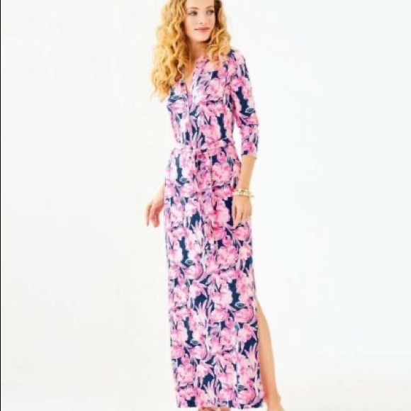 Sample nwot Lilly Pulitzer Holloway Maxi dress size S - Picture 4 of 6